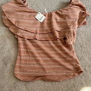 Free people ruffle top